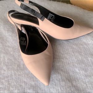 Christian Siriano low kitten heel - nude pink